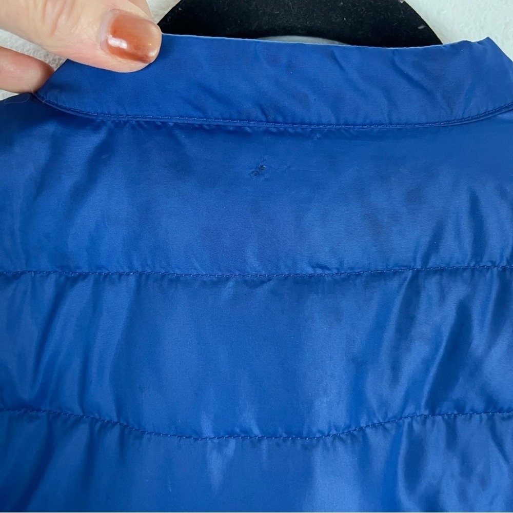 Massimo Dutti Reversible Lightweight Puffer Jacket Blue XL Activewear Outdoors - Picture 13 of 14